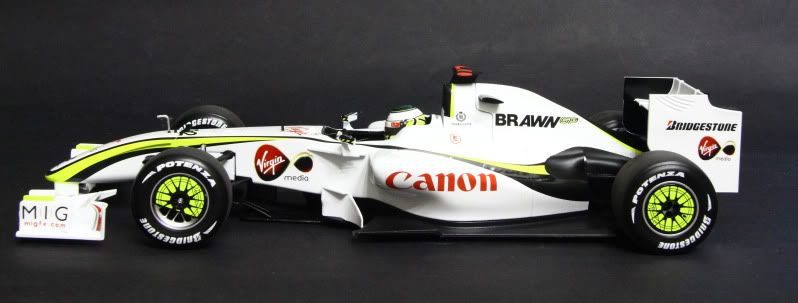 Brawn GP BGP 001, Singapore Night GP, Sep 2009 In 1:18 Scale - F1 ...